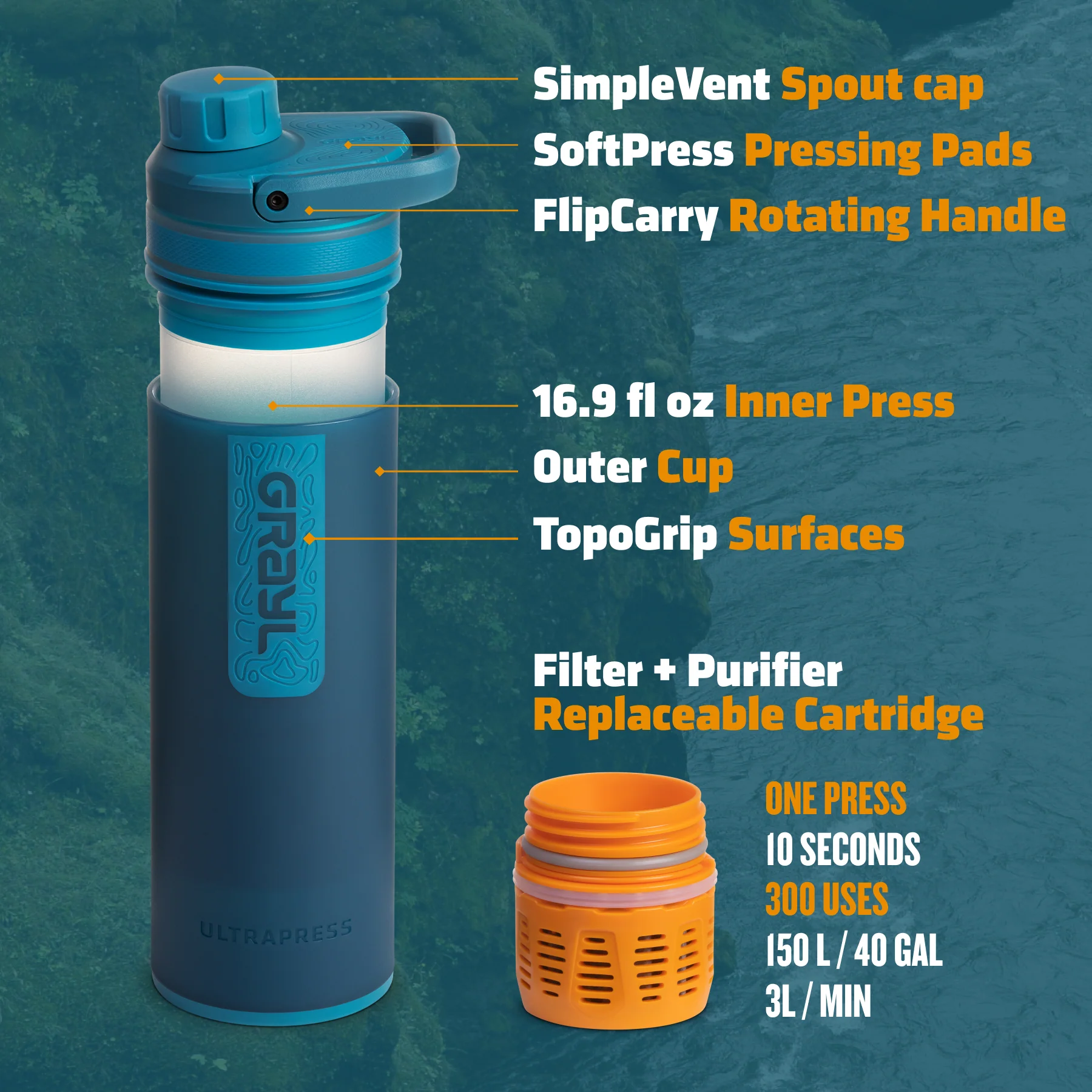 16.9oz UltraPress® Purifier - Nature - Image 18