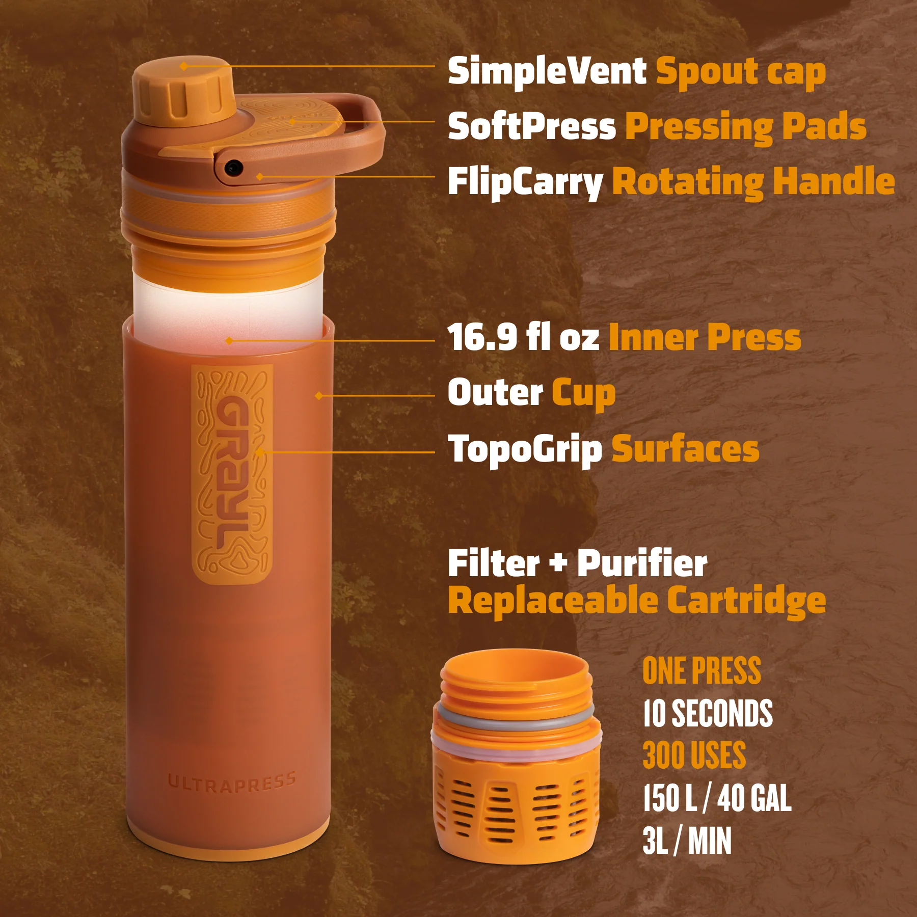 16.9oz UltraPress® Purifier - Nature - Image 8